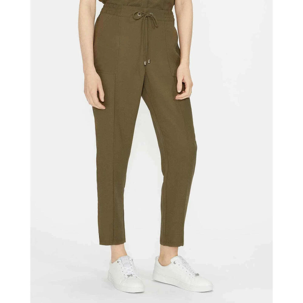 Ted Baker Tyrah Utility Cropped Ankle Joggers Olive Green Size 2 Ted | US 6